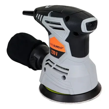 Imagem do Lixadeira Roto Orbital Profissional 400w 12000 Rpm Velocidade Variavel Lixa 125mm Pro Euro 220v Cinza 60 Hz