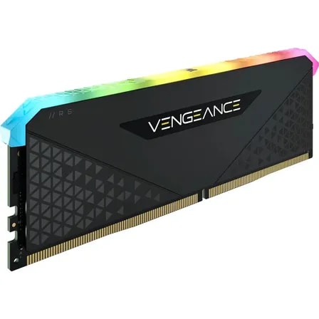 Imagem do Memoria Ram Para Pc 16gb 1x16gb Ddr4 3200mhz Cl16 Corsair Vengeance Rgb Rs Cmg16gx4m1e3200c16 Cor Preto