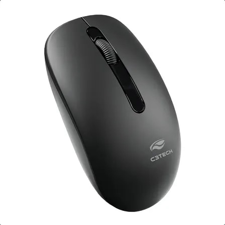 Imagem do Mouse Sem Fio Preto Macio C3tech W15bk 1200dpi Wireless Preto