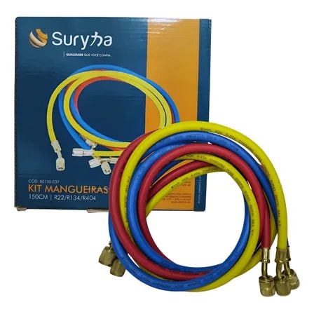 Imagem do Kit Mangueira Manifold 150cm R410 R32 Refrigeracao Suryha