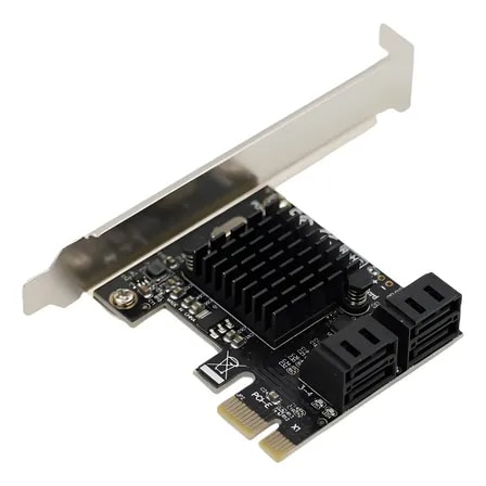 Imagem do Placa P Hd Ssd Sata 3 6gb Marvell 88se9215 4 Portas