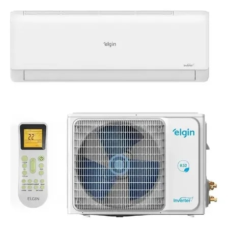 Imagem do Ar Condicionado Split Hi Wall Elgin Eco Inverter Ii Connect 12 000 Btus Frio R 32 Branco 220v