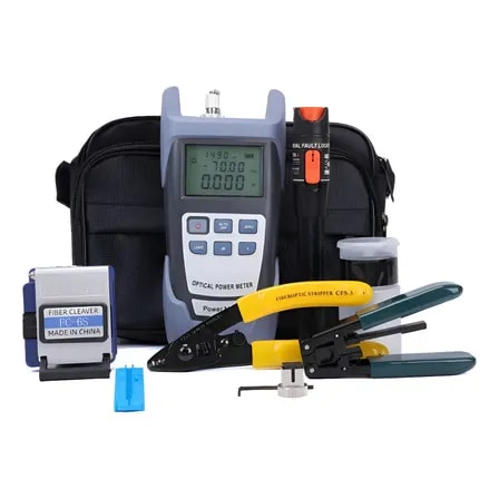 Imagem do Kit Fibra Otica Para Conectorizacao Completo Ferramentas Azul