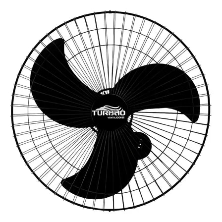 Imagem do Ventilador Parede 60 Cm Turbo 200watts De Potencia Turbao 60 Cm Preto 127 220v Polipropileno 3