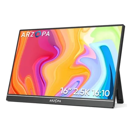 Imagem do Monitor Portatil Arzopa Z1rc 16 2 5k Qhd Ips 60hz Usbc Hdmi