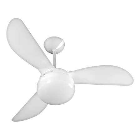 Imagem do Ventilador De Teto Ventisol Fenix E 27 Branco 130w Com 3 Pas De Plastico 960 Mm De Diametro 96 Cm 127v