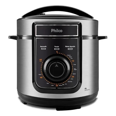 Imagem do Panela De Pressao Eletrica Philco 4l 14 Funcoes Pppe04a Cor Preto 127v