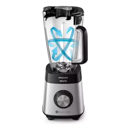 Imagem do Liquidificador Serie 5000 Philips Walita 1400w Ri2244 Cor Cinza Inox 220v