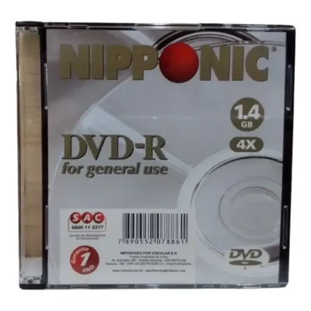 Imagem do 10 Mini Dvd R Nipponic 1 4gb 30 Min Filmadora Gamecub