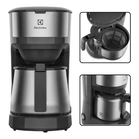 Imagem do Cafeteira De Filtro Electrolux Ecm22 Com Jarra De Inox E 30 Xicaras