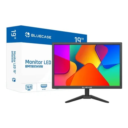 Imagem do Monitor Bluecase 19 Led Bm19x1hvw 75hz Preto
