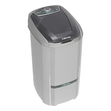 Imagem do Maquina De Lavar Roupas Semi Automatica Tanquinho Colormaq Lcs 10kg Prata 220v