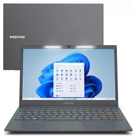Imagem do Notebook Positivo Vision C14 De 14 1 Hd Intel Pentium N5030 4gb Ram E 128gb Ssd Windows 11 Cinza