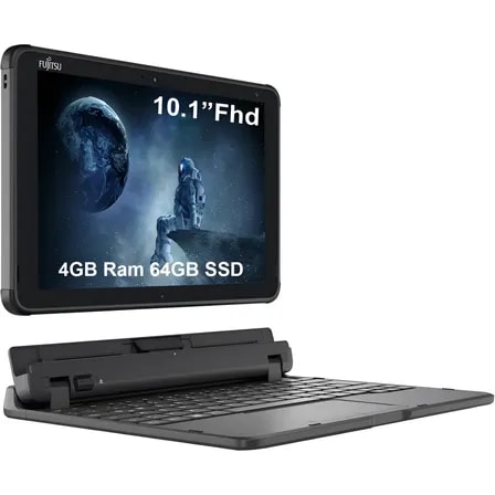 Imagem do Notebook Fujitsu Atom X5 Intel Z8550 4g 64gb Teclado Japones Preto