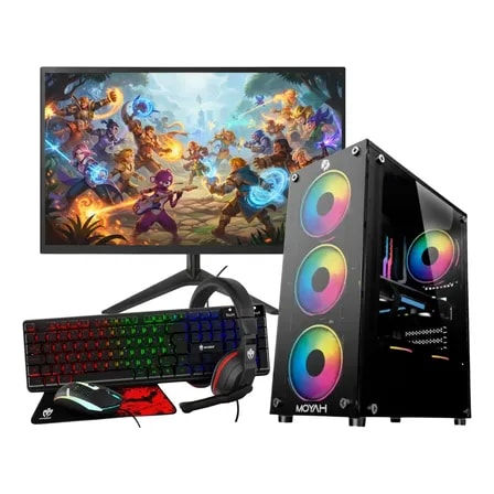 Imagem do Pc Gamer Ryzen 7 5700g Wi Fi Completo Monitor Combo Ssd 480 Gb 32 Gb Cpu Ryzen Rapido Wifi Desktop Potente