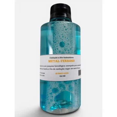 Imagem do Kit Para Oxidacao Negra A Frio Metal Ferro 250 Ml Envio Full