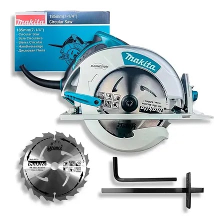 Imagem do Serra Circular 185mm 5007mg Makita 1800w 5800rpm P Madeira Azul Petroleo 220v 60hz