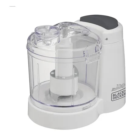 Imagem do Processador De Alimentos Black Decker Mp120 B2 Mini Processador Com Funcao Pulsar Abertura Na Tampa E Trava De Seguranca Potencia 120w Branco 220v