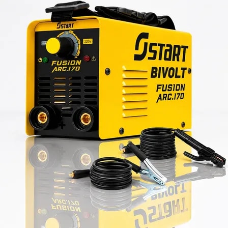 Imagem do Maquina Inversora De Solda 170a Eletrodo Mma Tig 127 220v Amarelo 127 220v