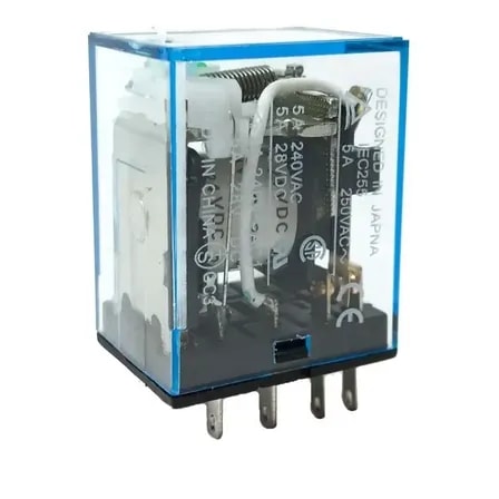 Imagem do Rele Eletromecanico 24v 2na 2nf 5a My2n J Dc24 Omron