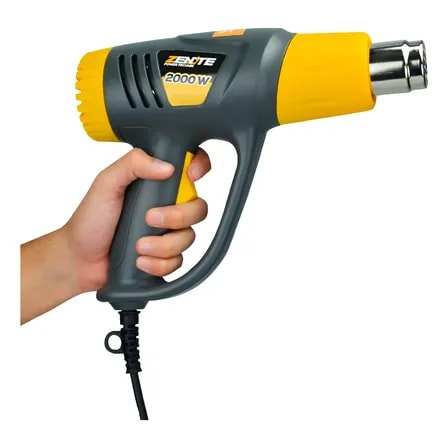 Imagem do Soprador Termico Profissional 2000w 220v Zenite Amarelo Amarelo 220v