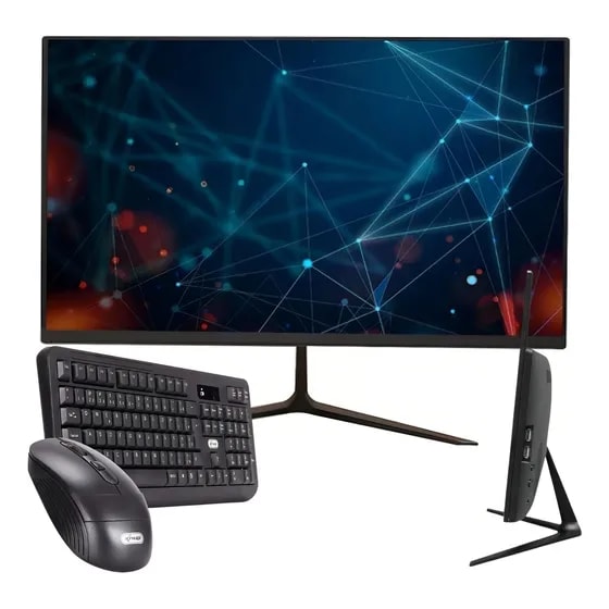 Imagem do Computador All In One Slim I3 Tela 21 5 Kit Teclado E Mouse