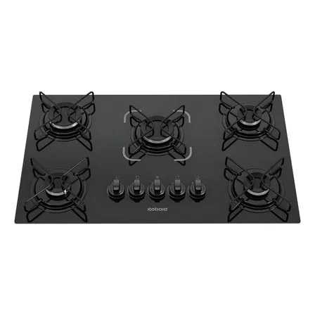 Imagem do Cooktop Itatiaia Essencial 5 Bocas Bivolt Preto 127 220v