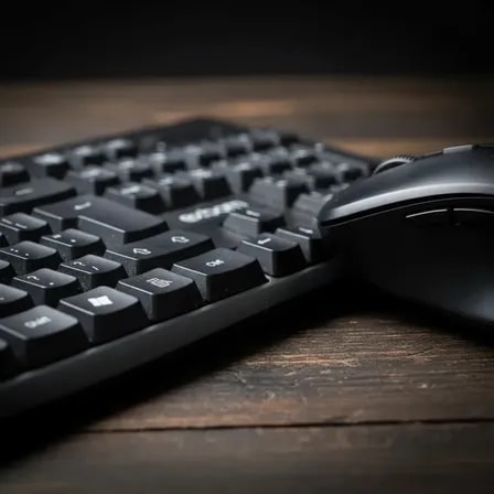 Imagem do Kit Teclado E Mouse Sem Fio Abnt 2 4ghtz Multimidia Usb Preto