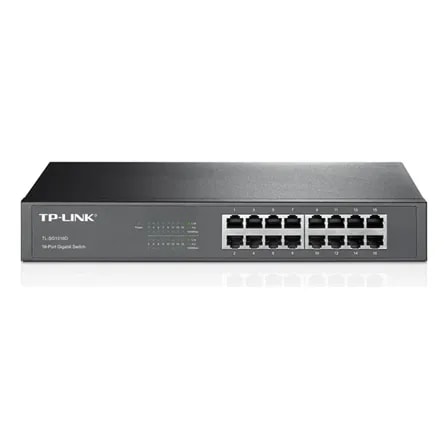 Imagem do Switch Tp Link Tl Sg1016d Switch Serie 10 100 1000mbps