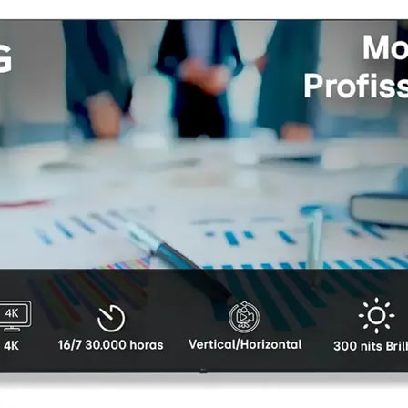 Imagem do Monitor Profissional Lg Led 43 Uhd 43ul3j M Awzm Preto