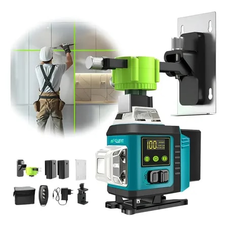 Imagem do Nivel Laser 16 Linhas Verde 40m Recarregavel C Controle Pro