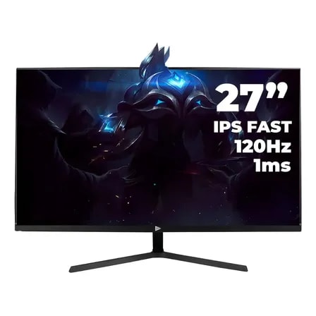 Imagem do Monitor Gamer Ips 27 Fhd 120hz 1ms Hdmi 2 0 Borda Infinita Grasep Preto