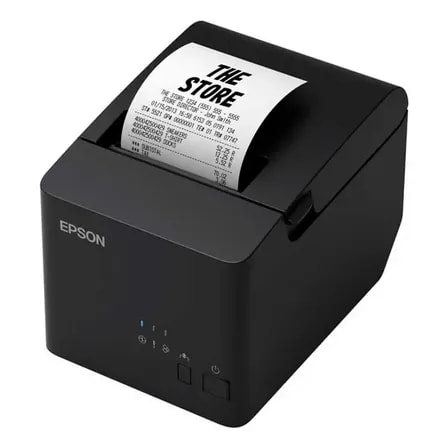 Imagem do Impressora De Recibos Tm T20x Ethernet Epson Eps01 Preta 110 240v Bivolt