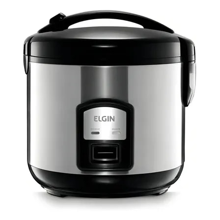 Imagem do Panela Eletrica De Arroz A Vapor 400w 5 Xicaras Ou 1l Elgin Cor Cinza Preto 127v