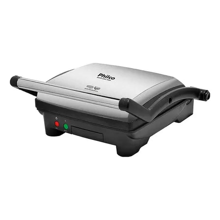 Imagem do Super Grill Duo Philco Abertura 180 Inox Cor Prata 127v