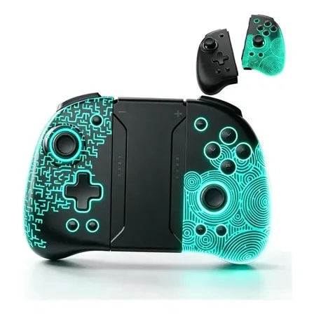 Imagem do Controle Bluetooth Funlab Ff02 Jogos Nintendo Switch Android Preto