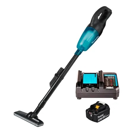 Imagem do Aspirador Po Dcl180zb Bateria 3a Carregador Dc18wc Makita