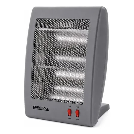 Imagem do Aquecedor De Ambiente 800w Rapido Aquecimento Cinza 127v