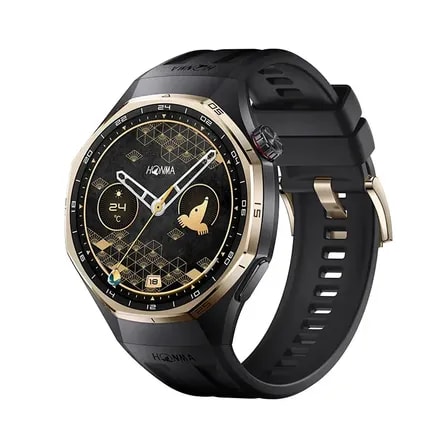 Imagem do Smartwatch Huawei Watch Gt 6 Pro Honma 46mm Bateria Com Autonomia De Ate 21 Dias Mais De 100 Modos Esportivos Corrida De Trilha Golfe Ciclismo Analise De Ecg Compativel Com Ios E Android Gps Preto