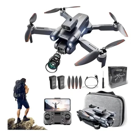 Imagem do Drone Profissional S1s Max Com Camera 4k E Wi Fi Dobravel Para Exterior Preto