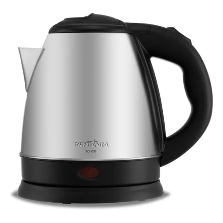 Imagem do Chaleira Eletrica Bch09i 1 2l Inox Britania Aco Inox Prateado 127v