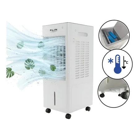Imagem do Climatizador 12l Portatil Silencioso Economico Umidificador Branco 220