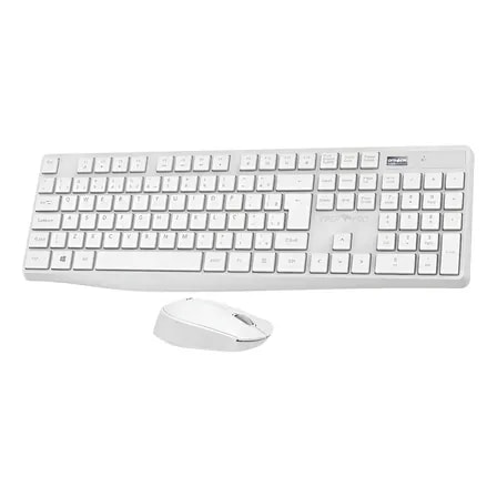 Imagem do Combo Mouse E Teclado Sem Fio Viper Pro Creative Branco Branco Branco