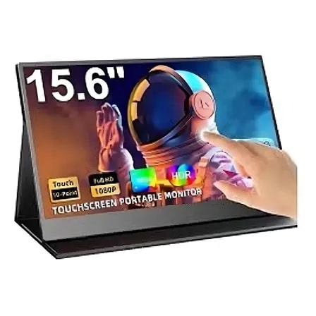 Imagem do Monitor Portatil Touch Screen Gamer15 6 Full Hd 100 Rgb Ips Preto