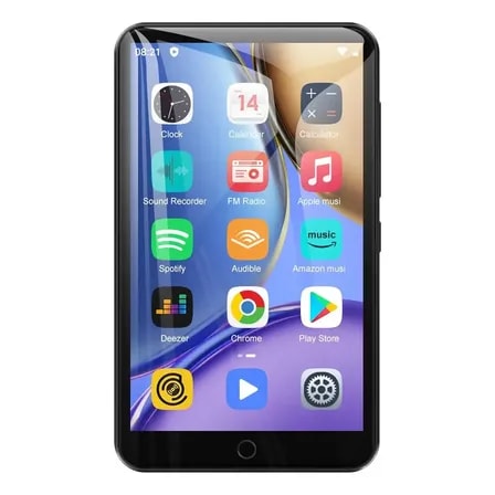 Imagem do Reprodutor De Musica Mp4 Portatil Esportivo Black 80gb