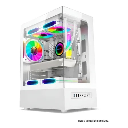 Imagem do Pc Gamer Intel I5 3470 Ram 16gb Ddr3 Ssd 240gb Branco 240 Gb 16 Gb Intel Graphics Onboard