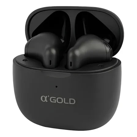 Imagem do Fone De Ouvido Bluetooth Agold A39 In Ear Preto Com Microfone