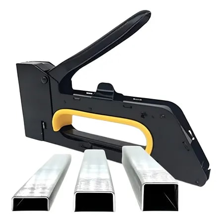 Imagem do Grampeador Para Tapeceiro Com 100 Grampos De 8mm
