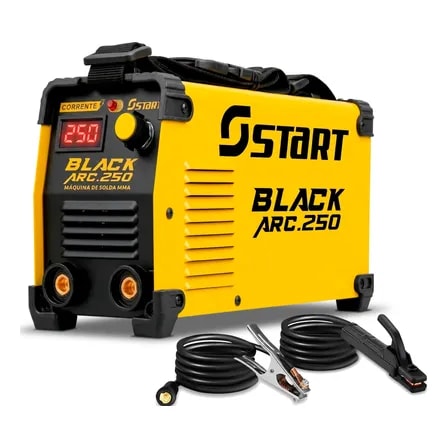Imagem do Maquina De Solda 250a Mma Tig Eletrodo 220v Com Acessorios Amarelo 220v