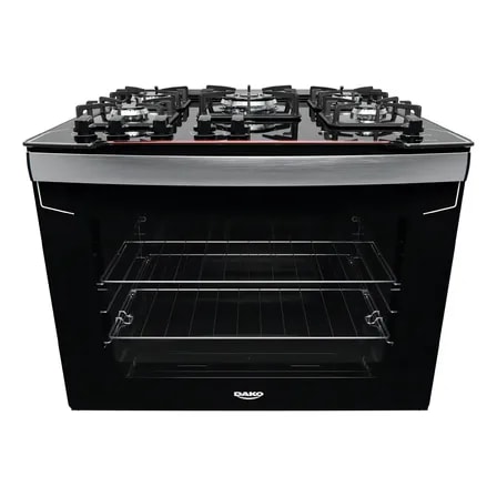 Imagem do Fogao De Embutir 5 A Gas Bocas Preto De Vidro Dako Diplomata 127 220v